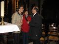 12.11.2006 - Herdenkingsmis op Sint-Anna. Een koorleider moet ook veel op zoek naar een organist; Wim redde ons uit de nood!