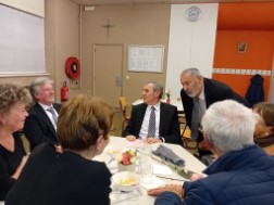 17.11.2024: Receptie voor de koorleden en medewerkers na het Jubileumconcert.