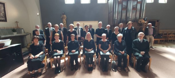 15.06.2025: Mis in de Christus-Koning kerk te Brugge: Feestmis 36 jaar Marcato en mis voor de leden en overleden leden van ons Koor.